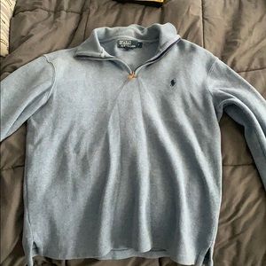 Quarter zip polo